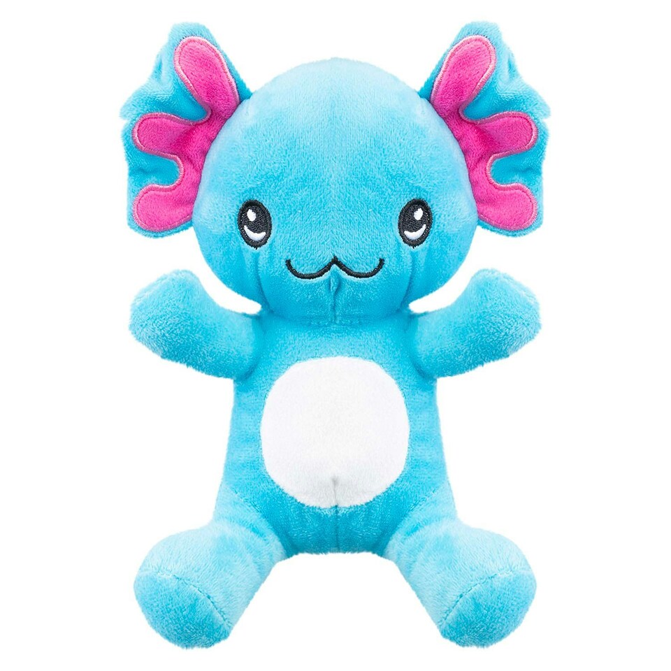 image 1 of Sitting Axolotl Soft Toy Cute Plushie Huggable Cuddly Stuffed Toy 20cm Blue