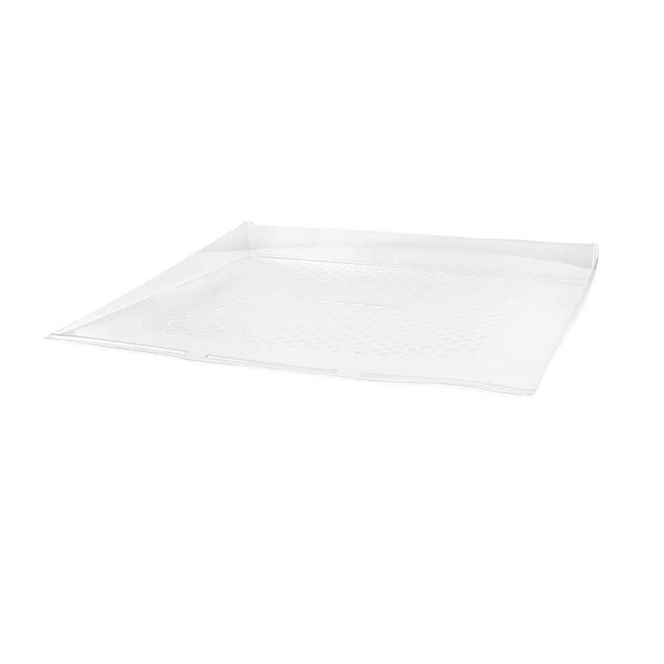 image 1 of Nedis Universal White Plastic Water Drip Tray Accessory for Washing Machine, Tumble Dryer, Dishwasher, Fridge, Freezer (55.6 x 53cm)