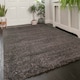 image 3 of KUKOON Slate Grey Deep Pile Shaggy Living Room Area Rug 60cm x 110cm