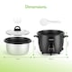 image 10 of Vonshef Rice Cooker Electric 1.8L with Keep Warm Function