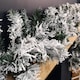 image 10 of 2.7m Green Snow Flocked Christmas Garland with 190 Tips