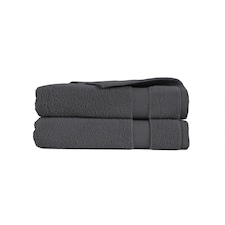 Martex 750GSM Hand Towel Charcoal (Pack of 2) Black | Charcoal | Hand towel