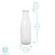 image 3 of Argon Tableware Glass Water Bottles with Metal Lids - 960ml - Pack of 3 | Clear | Clear