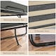 image 6 of HOMCOM Folding Bed with Mattress Foldable Guest Bed on Wheels w/ Cover Dark Grey
