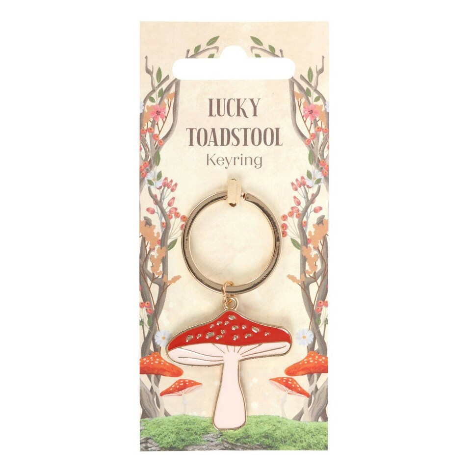 image 1 of Lucky Toadstool Keyring
