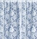 image 2 of Kew Traditional Floral White Net Curtain Flounce (Width - 200cm x Drop - 91cm)