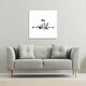 image 2 of Be wild. Inspirational Quote (Canvas Print) 127 x 127 x 4cm