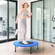 image 8 of HOMCOM 81cm Fitness Trampoline Exercise, Max Load 100 KG, Blue Black