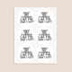 image 3 of Ain't No Teacher Like the One I Got Round Stickers 88mm - Sheet of 6