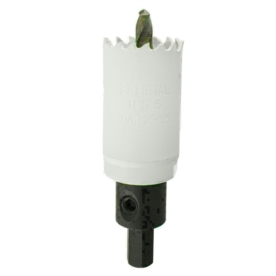 image 1 of 29mm HSS Hole Saw Holesaw Bi-Metal Blade Cutter Drill And Drill Adaptor Arbor