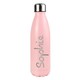 image 5 of Personalised Name Only Pink Metal Insulated Drinks Bottle