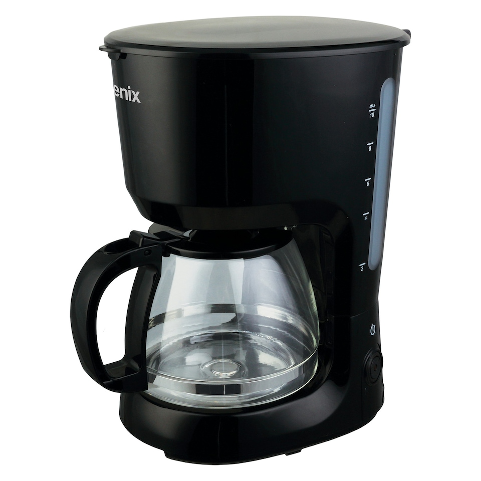 image 1 of Igenix IG8127, Filter Coffee Machine, 10 Cup Carafe, 1.25 Litre, Black