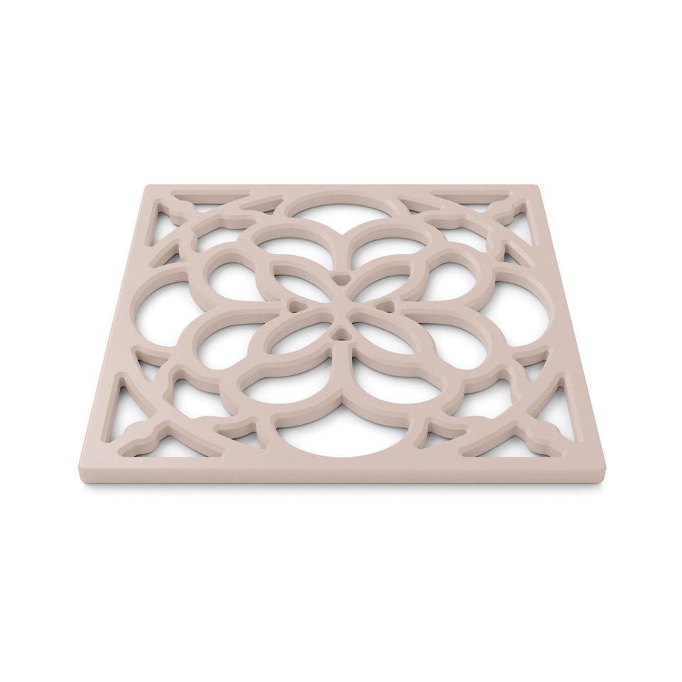 image 1 of Zeal Square Silicone Heritage Trivet, 18cm, Rose Pink