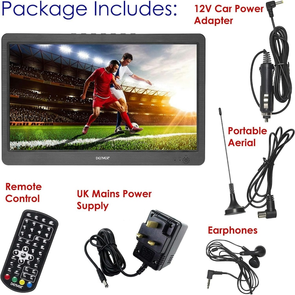 image 1 of 10 inch Wide Super VGA Digital Portable TV