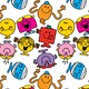 image 3 of Mr Men & Little Miss 2 Sheets & 2 Tags Gift Wrap