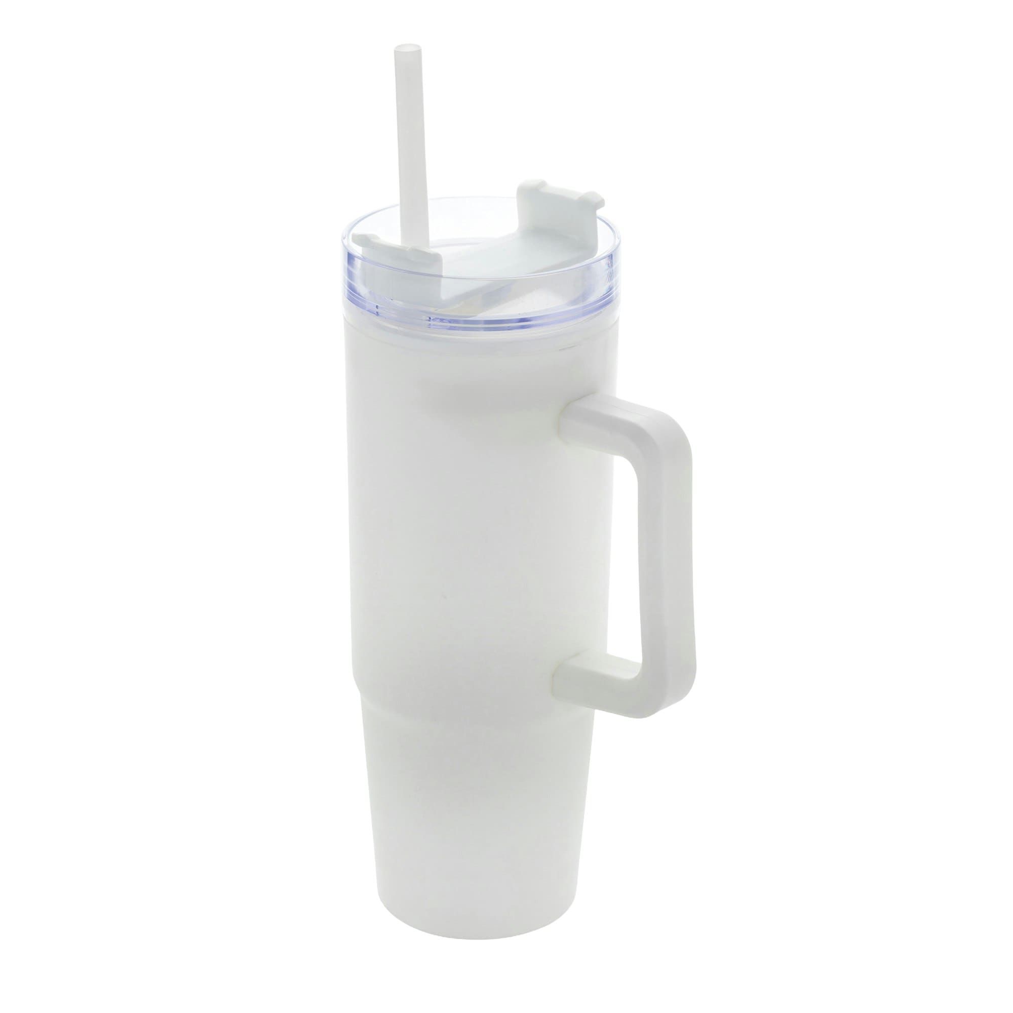 XD Collection Tana Handle Plastic 900ml Tumbler - White - One Size