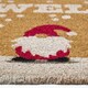 image 3 of Homescapes Coir Doormat Christmas Gonk - 40 x 60 cm