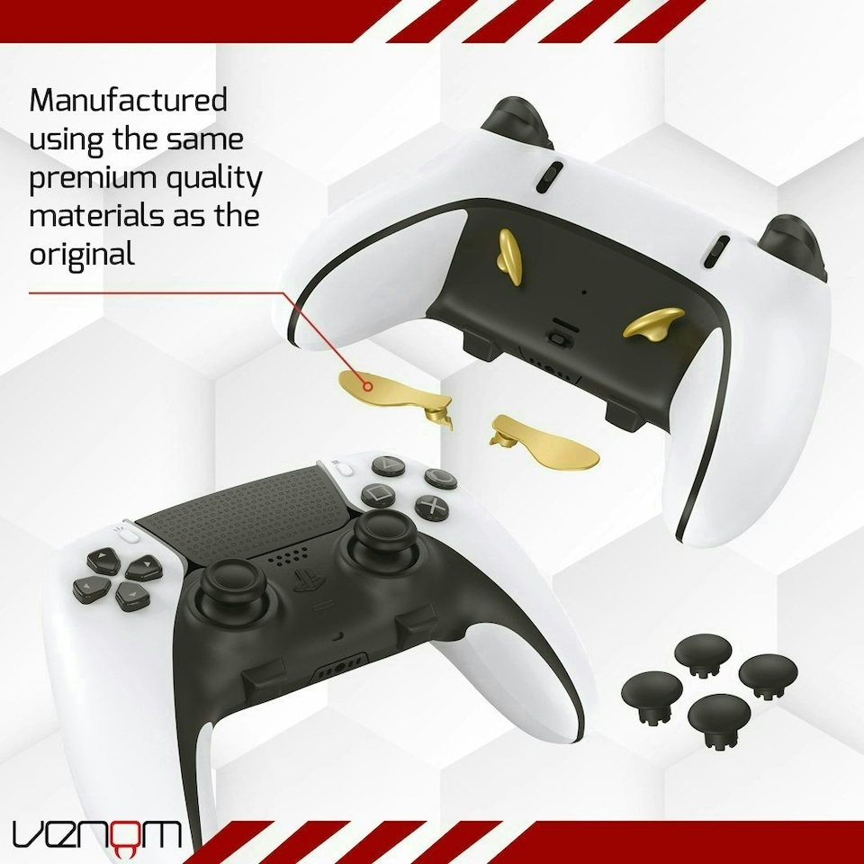 image 1 of Venom PS5 Edge Controller Customisation Kit