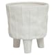 image 3 of Interiors by Premier Stylish Design White Large Planter, Lightweight Large Garden Flower Pot, Versatile Planter For  Plants White