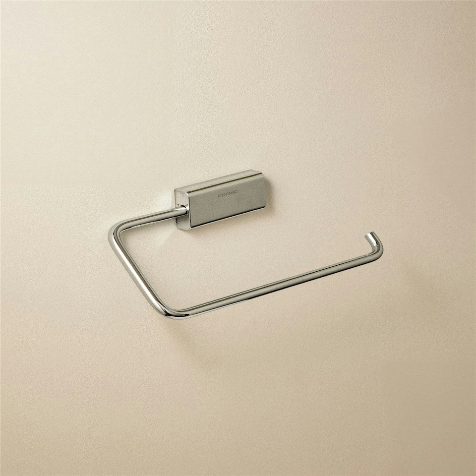 image 1 of Cosmic Wall Mounted Towel Ring Embrace Design with Chrome Finish for Bathroom