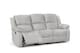 image 1 of Fabric Light Grey 3 Seater Recliner Sofa VARESA