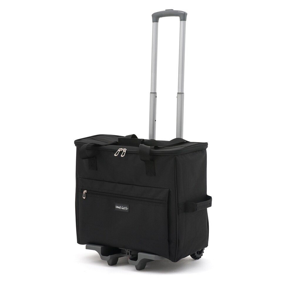 image 1 of Hobby Gift Sewing Machine Travel Storage System - Trolley Bag, Black