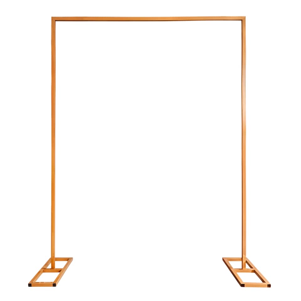 image 1 of Rectangle Arch Backdrop Stand with Base Garden Arbors - 150x200cm