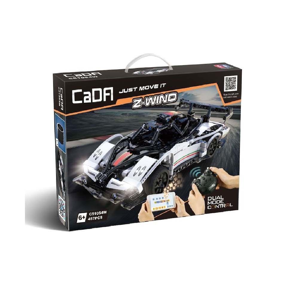 image 1 of Cada RC Z-Wind Super Car 457 Piece Construction Set