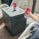 image 8 of Plastic 120L Storage Box Garden Outdoor Shed Deck Utility Cushion Chest Truck Black