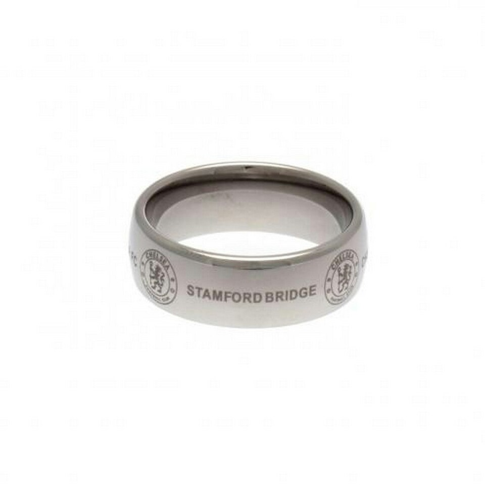 image 1 of Chelsea FC Super Titanium Ring - Silver - M
