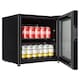 image 2 of Cookology BC46BK Tabletop Drinks Cooler, Black, 43L, 40 Can Capacity, Removable Shelves, Adjustable Temp