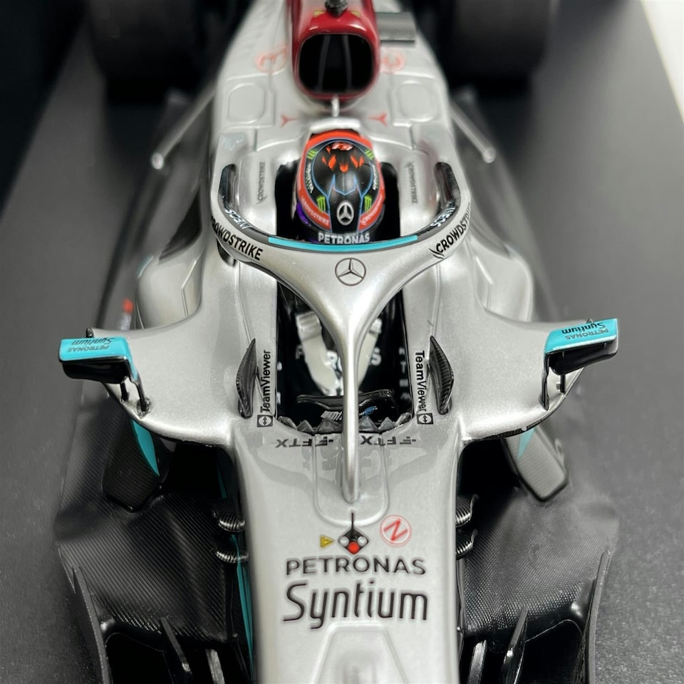 image 1 of George Russell #63 Mercedes AMG F1 Team Spanish GP 2022 1:18 Minichamps 110220063