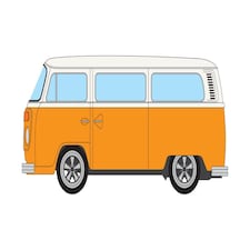 Corgi Volkswagen Type 2 Bay Window Devon New Moonraker Ylw/White