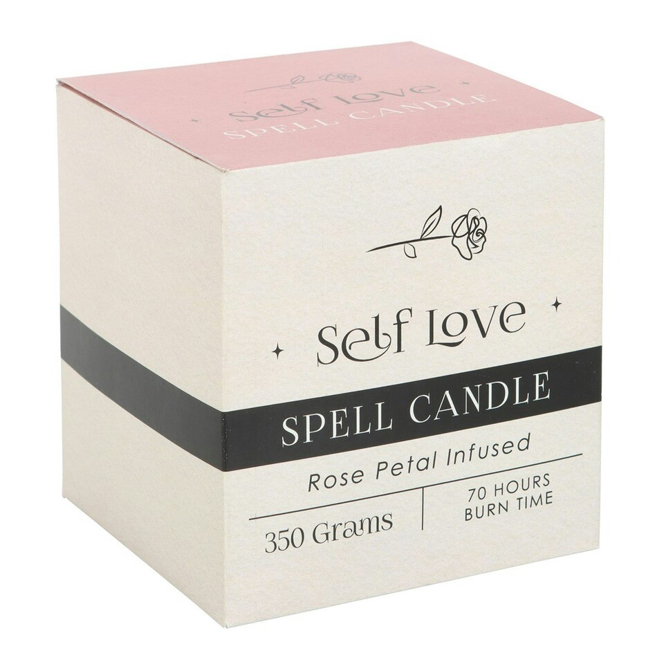 image 1 of Rose Petal Infused Spell Jar Candle - Self Love