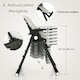 image 10 of COSTWAY 4-in-1 Baby High Chair Feeding Chair Grey