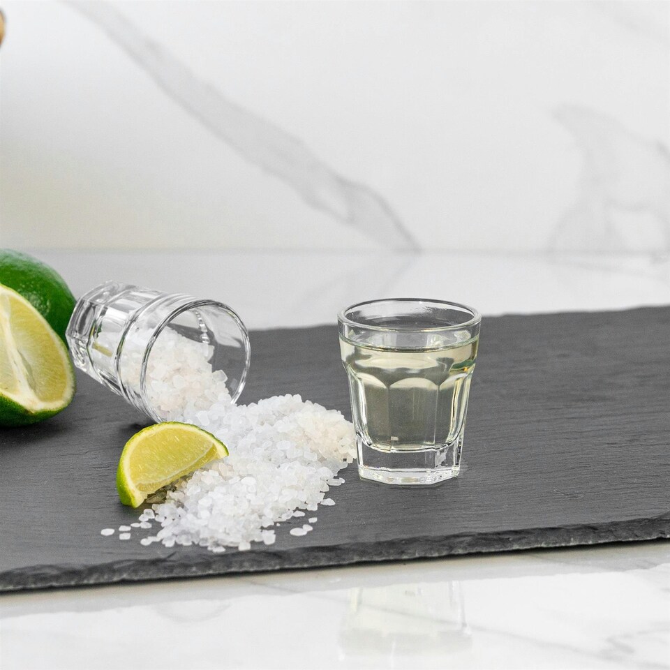 image 1 of LAV Aras Shot Glasses - 45ml - Clear - Pack of 6 Clear
