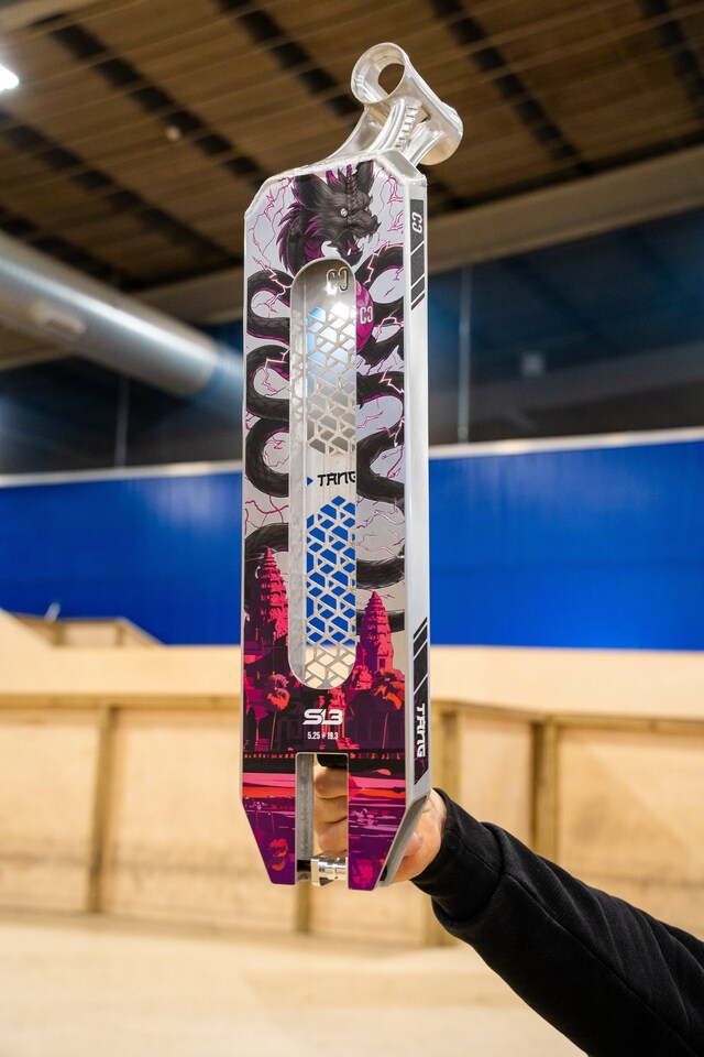 image 1 of CORE SL3 Forged Scooter Deck 5.25" X 19.3" - Brandon Tang Signature