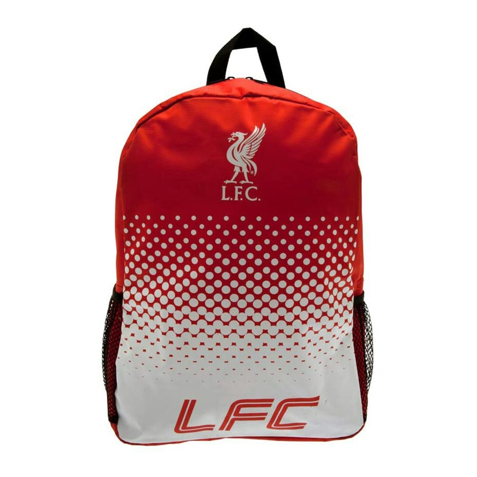 image 1 of Liverpool FC Official Football Fade Design Backpack/Rucksack - Red/White - One Size