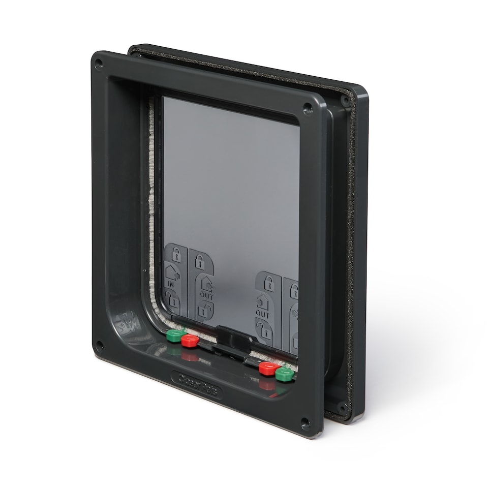 image 1 of Cat Mate Large Cat Flap With 4 Way Lock - Grey (221G)