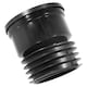 image 4 of SPARES2GO 110mm / 4" Soil Pipe to Clay / Cast Iron Push Fit Waste Drain PVC Connector Adaptor