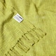 image 7 of Homescapes Nirvana Slub Cotton Lime Green Throw - 150 x 200 cm | Green