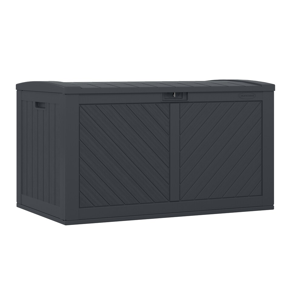 image 1 of Suncast Colorado 507L Storage Box - Cyberspace Grey Grey