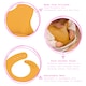 image 2 of Tiny Dining Baby Silicone Weaning Bib - Ochre | Yellow | Ochre