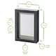 image 4 of Nicola Spring 5 x 7" Photo Frames - Black Mount 3D Photo Frame Picture Frame Box Portrait Display Case & Spacer (20 x 15cm) x2
