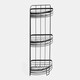 image 4 of OHS 3 Tier Shower Caddy Freestanding Bathroom Corner Shelf Organiser