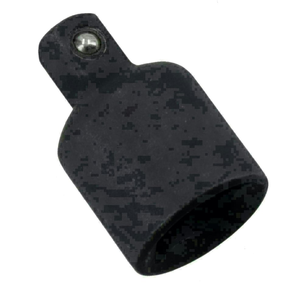 image 1 of 3/8in Drive Ratchet With 1/4in + 1/2in Impact Convertors Adaptors 72 Teeth