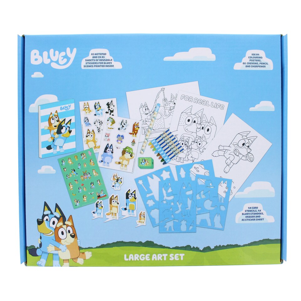 image 1 of Bluey Large Art Set