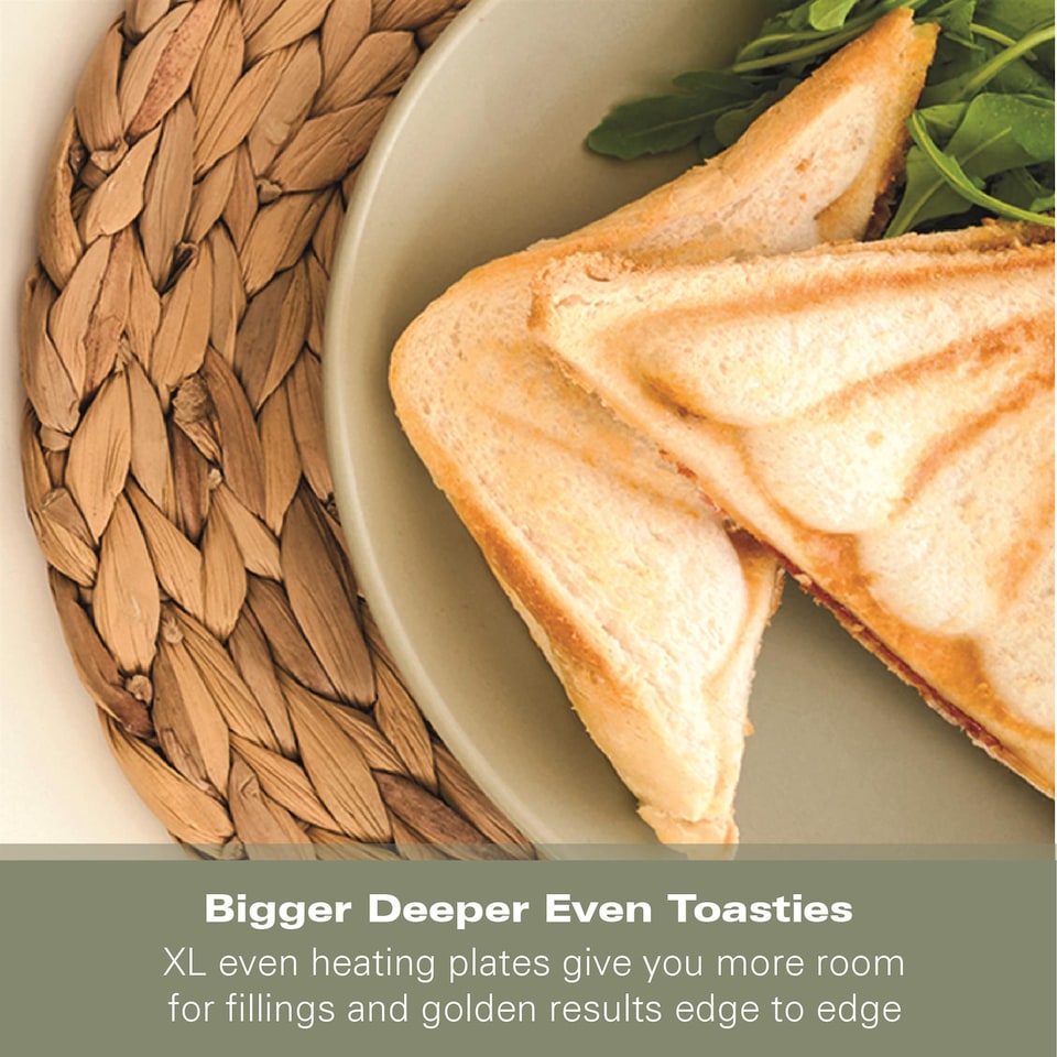 image 1 of Hamilton Beach 2 Slice Deep Fill Sandwich Toaster