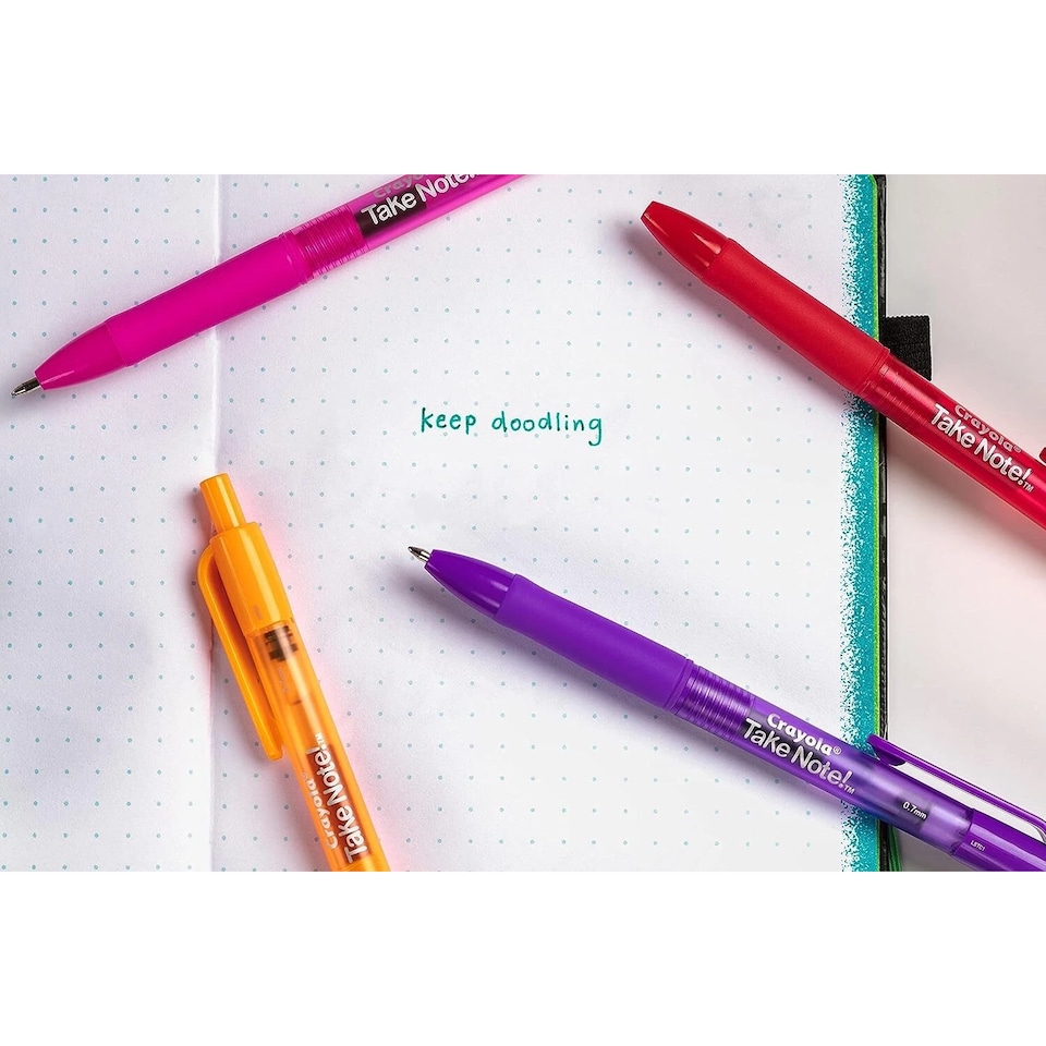 image 1 of Crayola Washable Coloured Gel Pens 24 Count