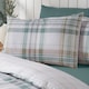 image 3 of Catherine Lansfield Cartmel Check Reversible Duvet Cover Set | Green | King